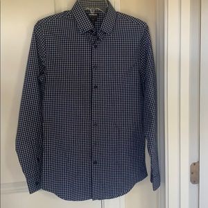 Express Men’s Navy Button Down Shirt Size XS NWOT